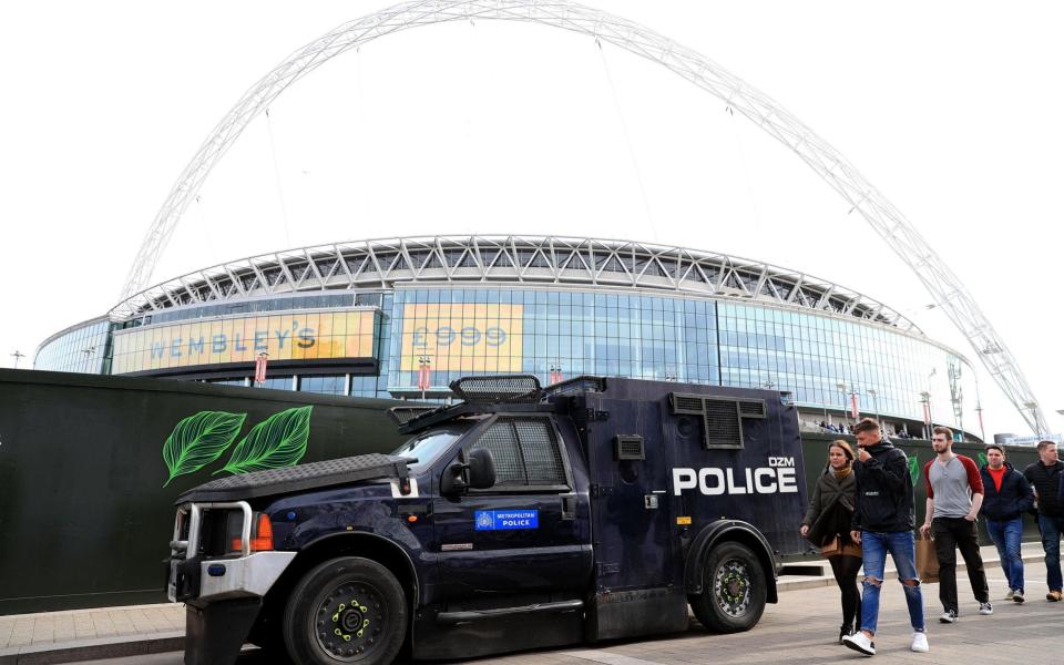 police car tank - Credit: PA