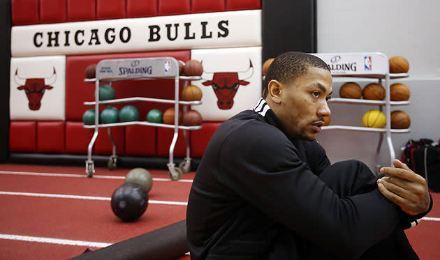 derrick rose training