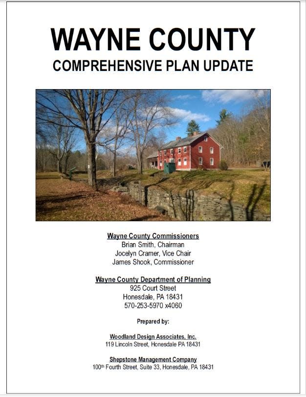This is the cover of the final draft of the 2023 Wayne County Comprehensive Plan Update, now available for public review and comment. The commissioners intend to adopt the 10-year plan on Feb. 1, 2024.