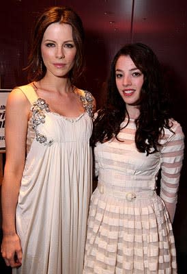 Kate Beckinsale and Olivia Thirlby at the Los Angeles premiere of Warner Independent Pictures Snow Angeles