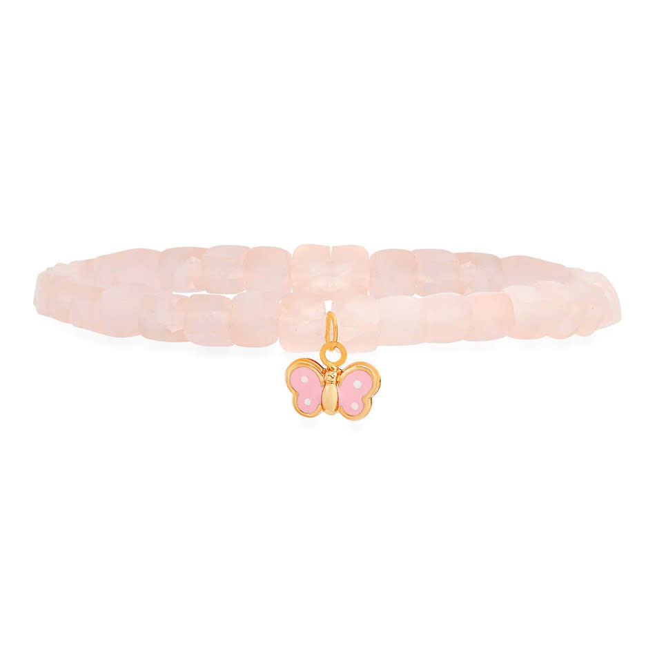 <p>The hand-crafted gemstone jewelry brand will donate 100% of proceeds of <a href="https://souljourneyjewelry.com/collections/petite-enamels/products/beautiful-butterfly" rel="nofollow noopener" target="_blank" data-ylk="slk:The Pink Butterflies Bracelet;elm:context_link;itc:0;sec:content-canvas" class="link ">The Pink Butterflies Bracelet</a> to <a href="https://www.saintjohnscancer.org/" rel="nofollow noopener" target="_blank" data-ylk="slk:Saint John's Cancer Institute;elm:context_link;itc:0;sec:content-canvas" class="link ">Saint John's Cancer Institute</a>, a research facility.</p> <p><strong>Buy It!</strong> Pink Butterflies Bracelet, $128; <a href="https://souljourneyjewelry.com/collections/petite-enamels/products/beautiful-butterfly" rel="nofollow noopener" target="_blank" data-ylk="slk:souljourneyjewelry.com;elm:context_link;itc:0;sec:content-canvas" class="link ">souljourneyjewelry.com</a></p>