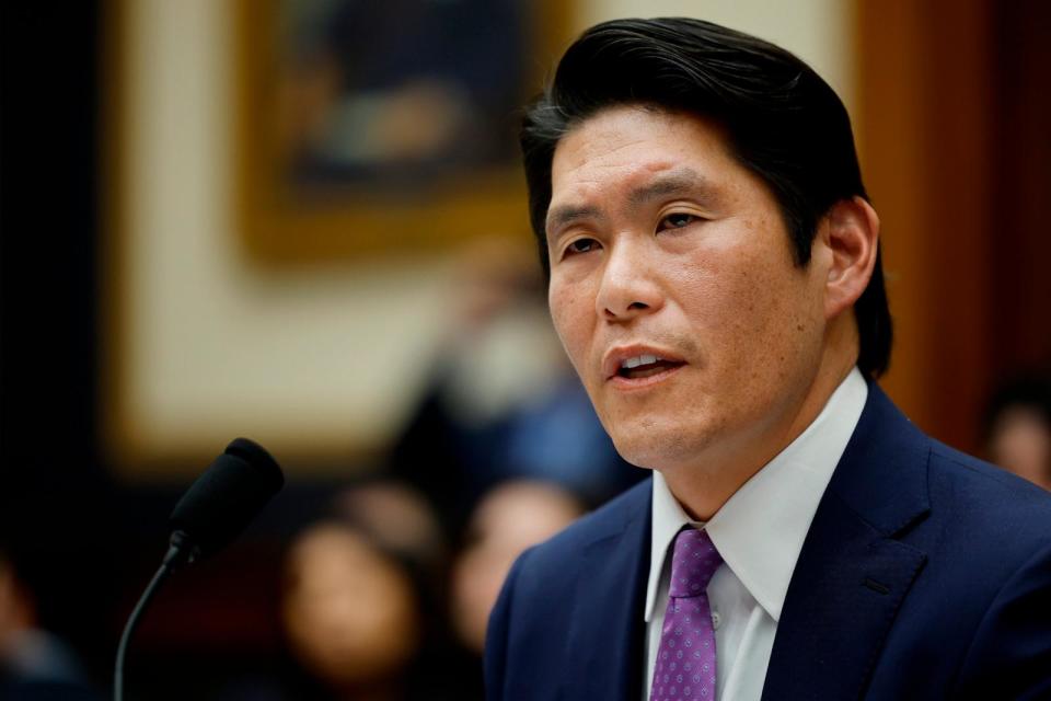 PHOTO: Former Special Counsel Robert Hur testifies before the House Judiciary Committee on March 12, 2024 in Washington, DC.  (Chip Somodevilla/Getty Images, FILE)