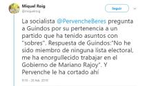 <p>A otros no les gustó que las preguntas no fueran demasiado incisivas.<br>Foto: Twitter. </p>