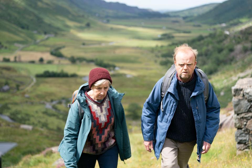 Toby Jones as Alan Bates and Julie Hesmondhalgh as Suzanne