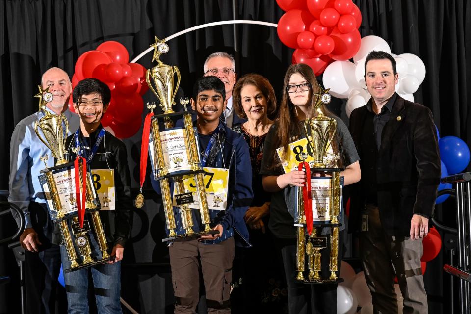 The Tulare County Spelling Bee began Thursday, March 9, 2023 with 107 students at the Tulare County Office of Education in Visalia. 