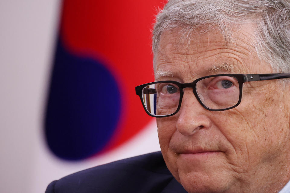 Bill Gates en un acto en Corea del Sur. Bill Gates admitió que el comando CTRL + ALT + DELETE fue un “error” y señaló a IBM como el responsable del mismo. Foto: REUTERS/Kim Hong-Ji/Pool