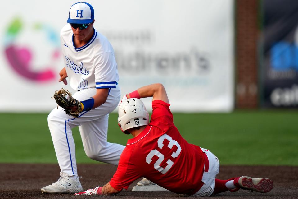 Drew Barth at second base is one of Highlands' top returning players.