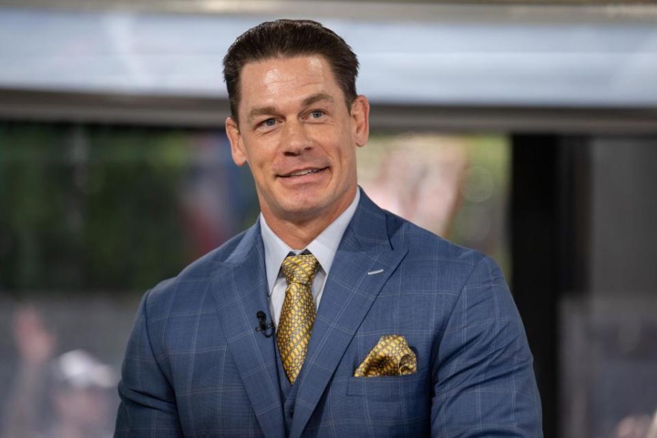 today pictured john cena on monday, may 15, 2023 photo by nathan congletonnbc via getty images