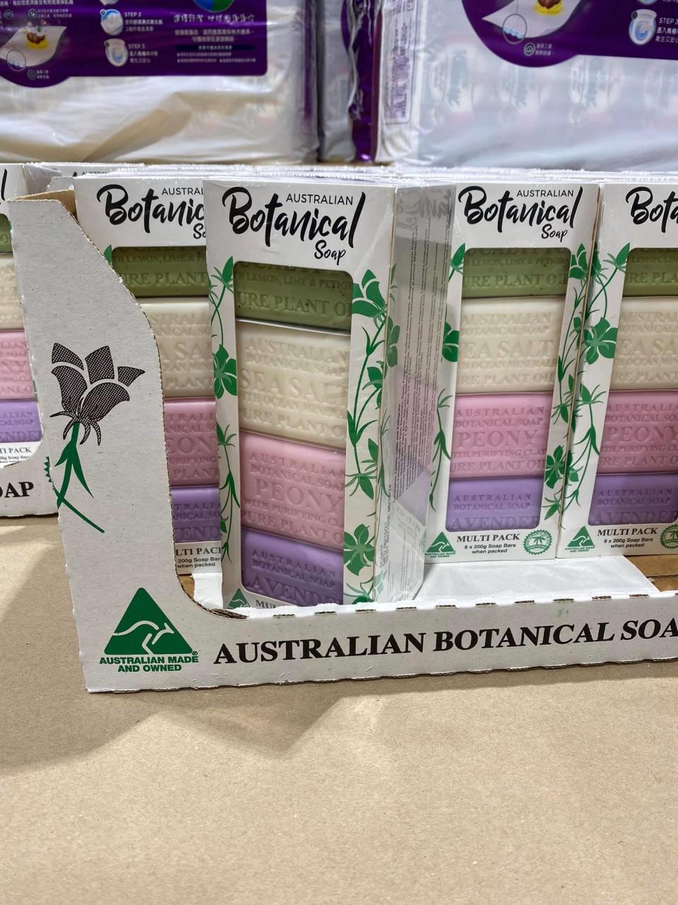網友發現超熱門的澳洲植物精油香皂補貨了。（圖／翻攝自Costco好市多 商品經驗老實說 臉書）