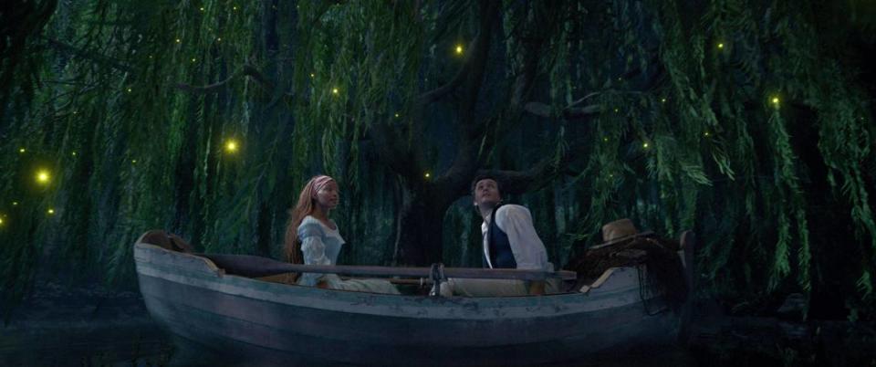 Disney’s “The Little Mermaid” gets the live-action treatment, with Halle Bailey as Ariel and Jonah Hauer-King as Prince Eric. It’s due in theaters May 26.