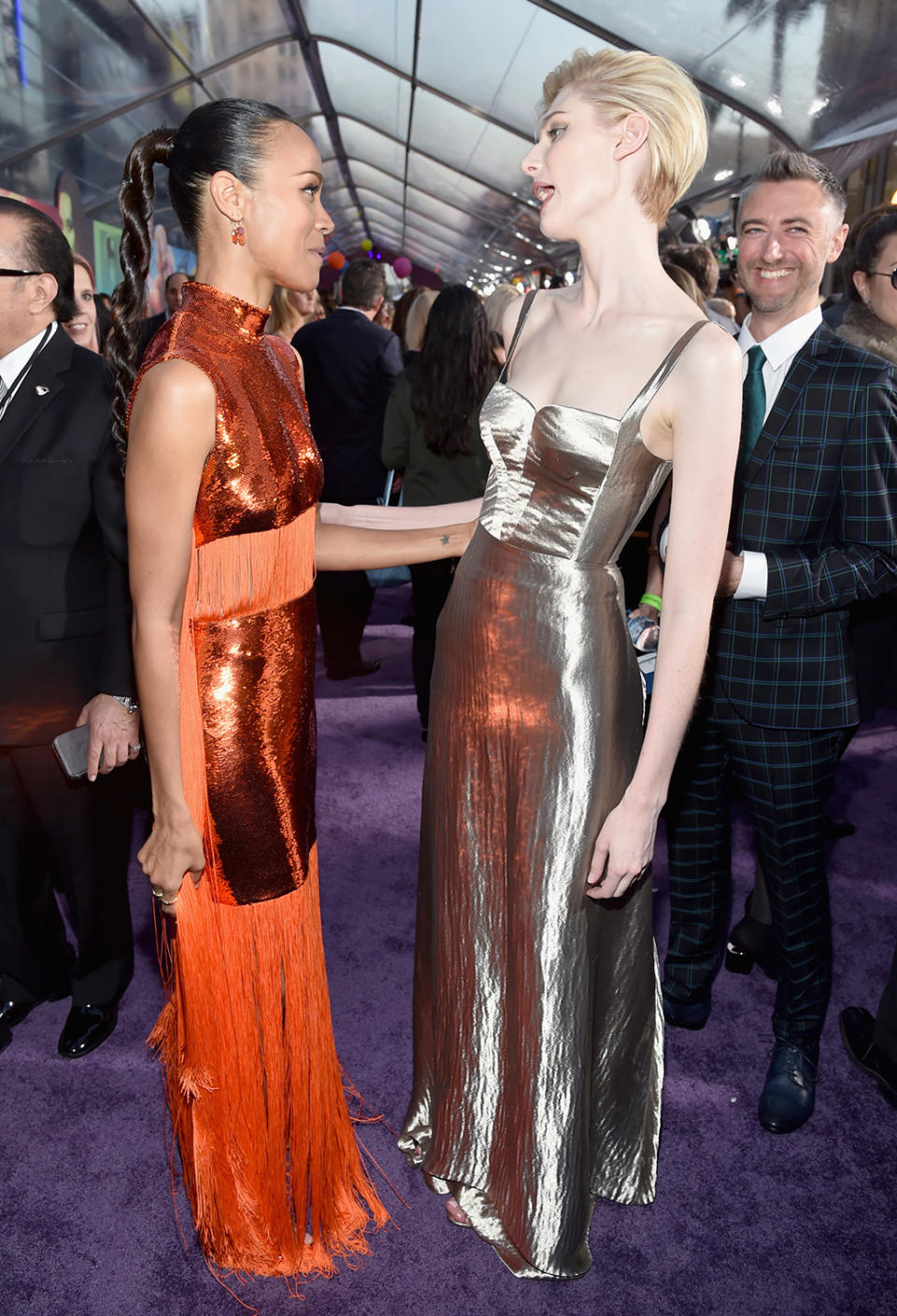 Zoe Saldana, Elizabeth Debicki