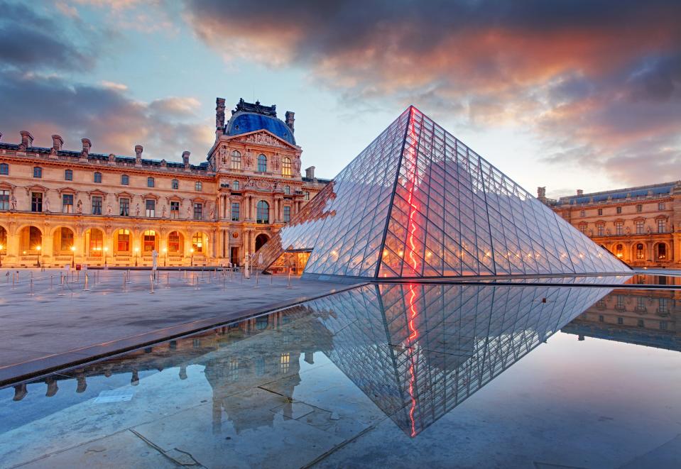 Pei's design for the entrance of the Louvre Museum in Paris is perhaps going to be his most lasting structure.
