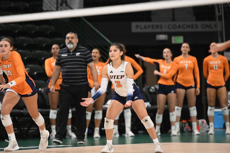 Alyssa Sianez is a senior lilbero for the UTEP volleyball team