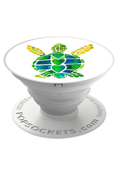 <p>$9</p><p><a class="link " href="https://www.amazon.com/PopSockets-Collapsible-Phones-Tablets-Turtle/dp/B01M7ZYJY9/" rel="nofollow noopener" target="_blank" data-ylk="slk:SHOP NOW;elm:context_link;itc:0;sec:content-canvas">SHOP NOW</a><br></p><p>Help her up her selfie game with this gadget, which attaches to the back of her phone and expands and collapses as needed, giving her a better grip as she poses.</p>