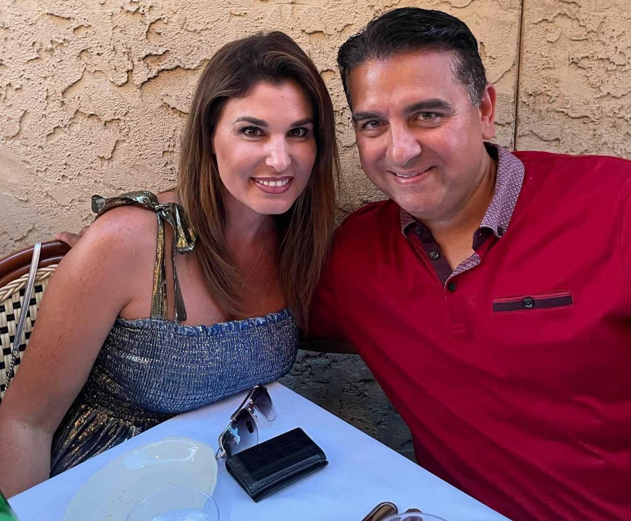 Buddy Valastro and Lisa Valastro at Anjelica's restaurant