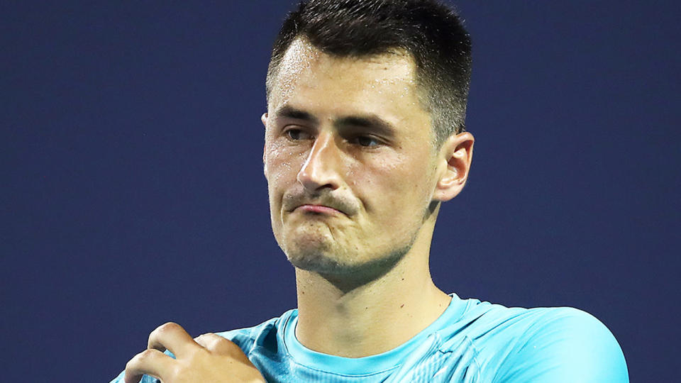 One of Bernard Tomic's former coaches says his future doesn't hinge on his talent, but his will to play and win. (Photo by Julian Finney/Getty Images)