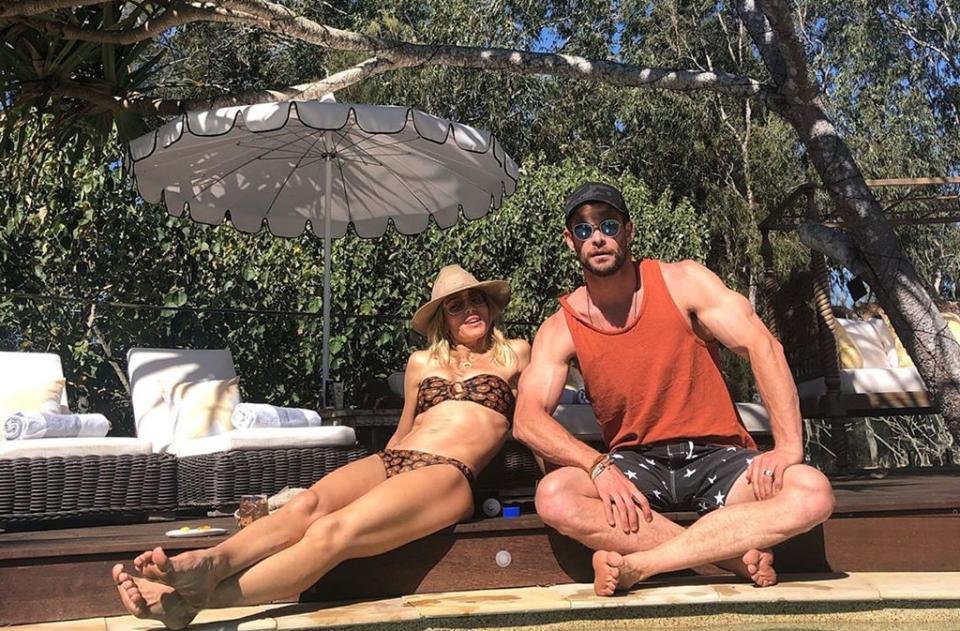 Chris Hemsworth, Elsa Pataky, Australia Vacation 