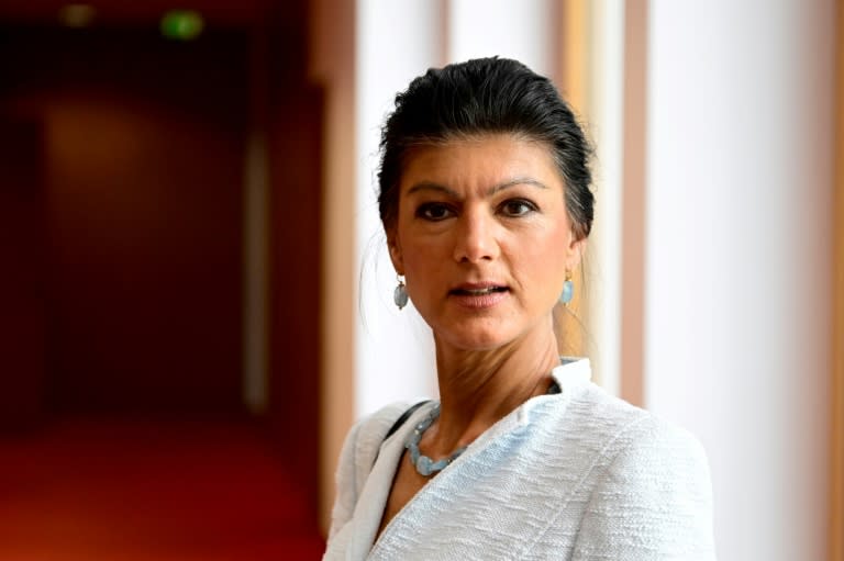 BSW-Chefin Sahra Wagenknecht fordert eine Wende in der Migrationspolitik. (JOHN MACDOUGALL)