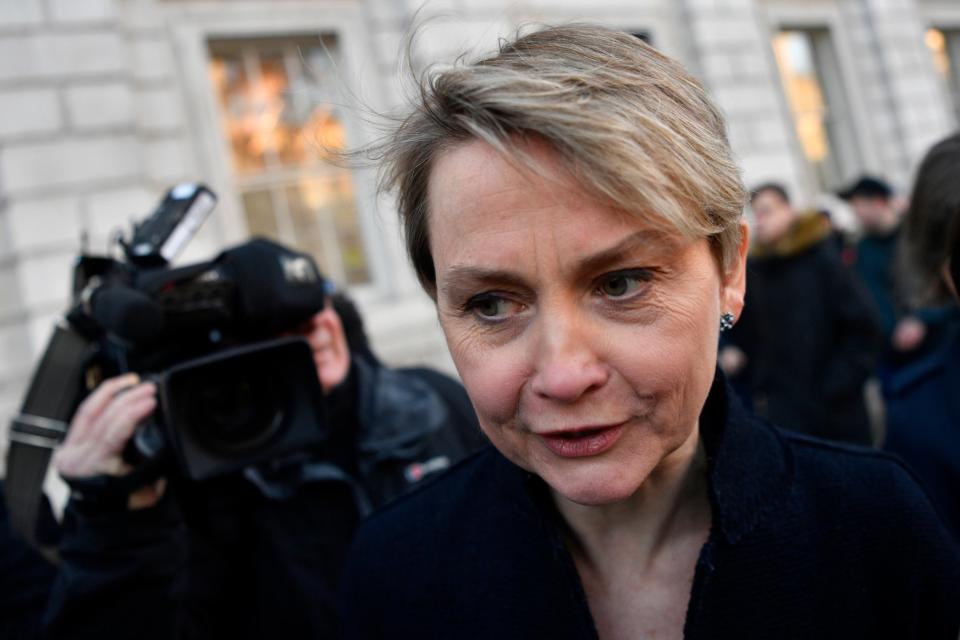 Labour MP Yvette Cooper (EPA)