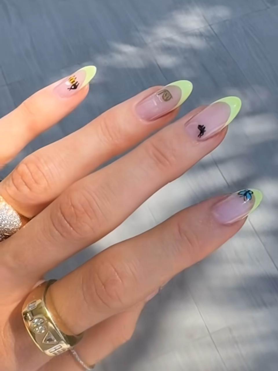 <h1 class="title">Kylie Jenner Is Rocking a Bugs-Inspired French Manicure — See Photos</h1><cite class="credit">Courtesy of Kylie Jenner/Instagram @kyliejenner</cite>