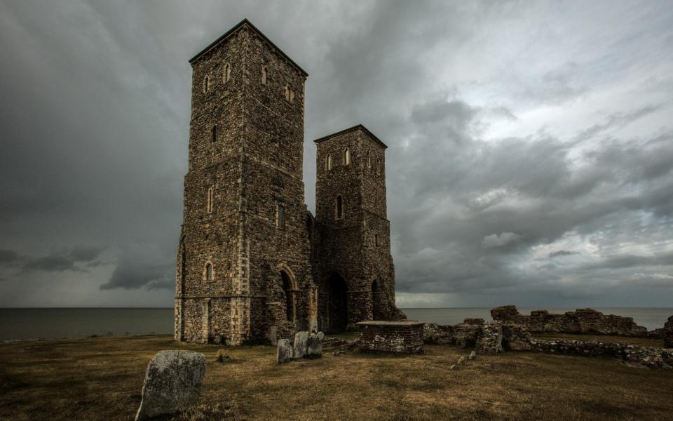 Reculver Towers by Michael Marsh - Historic Photographer of the Year