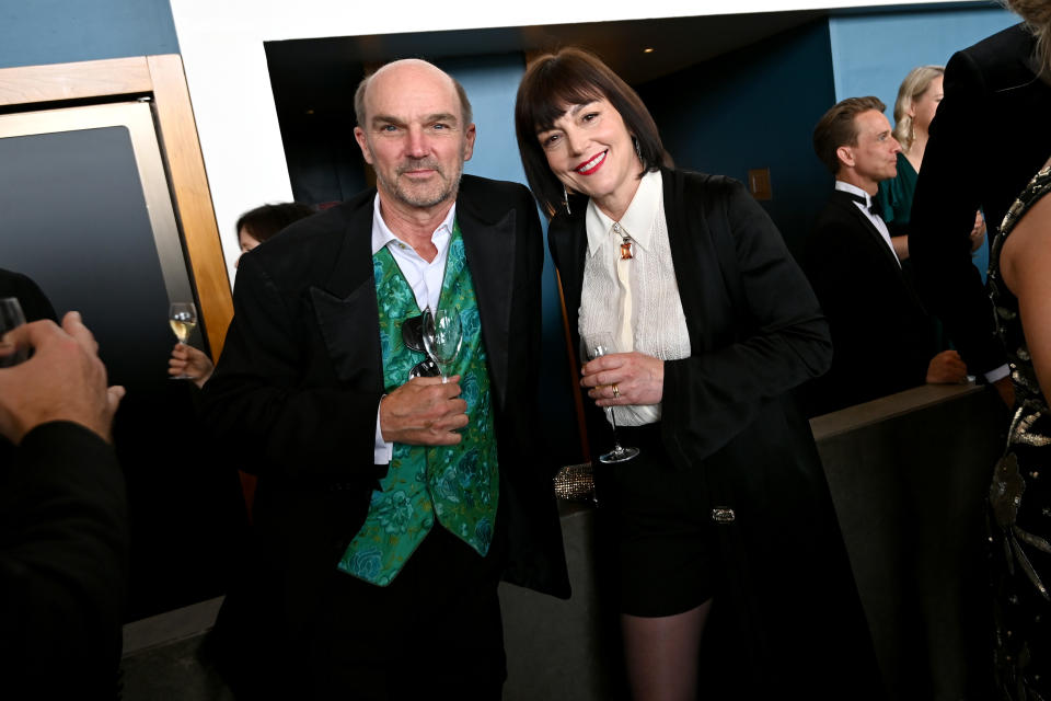 Stephen Lambert with BAFTA CEO Jane Millichip