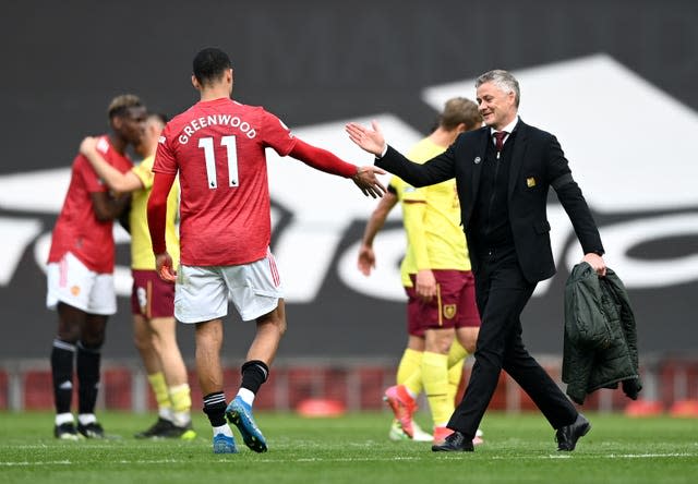  Ole Gunnar Solskjaer and Mason Greenwood