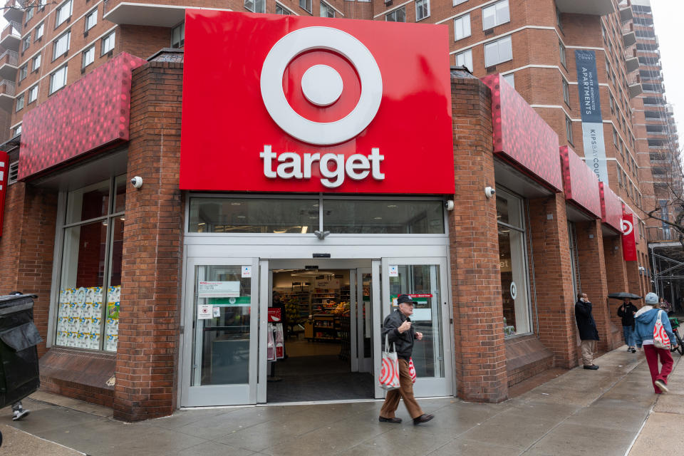 Target stores are located in Manhattan, New York City.  (Credit: Spencer Pratt, Getty Images)