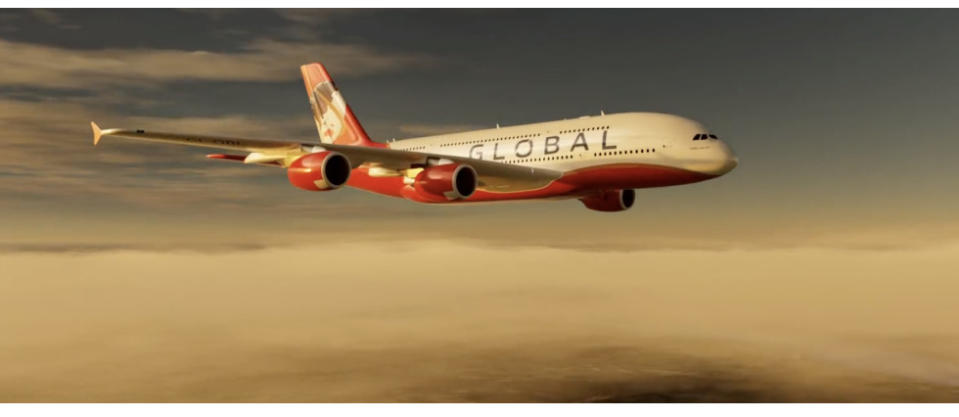 Une nouvelle compagnie va voler en A380.  - Credit:Global Airlines