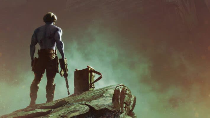  Concept art from Rogue Trooper. 