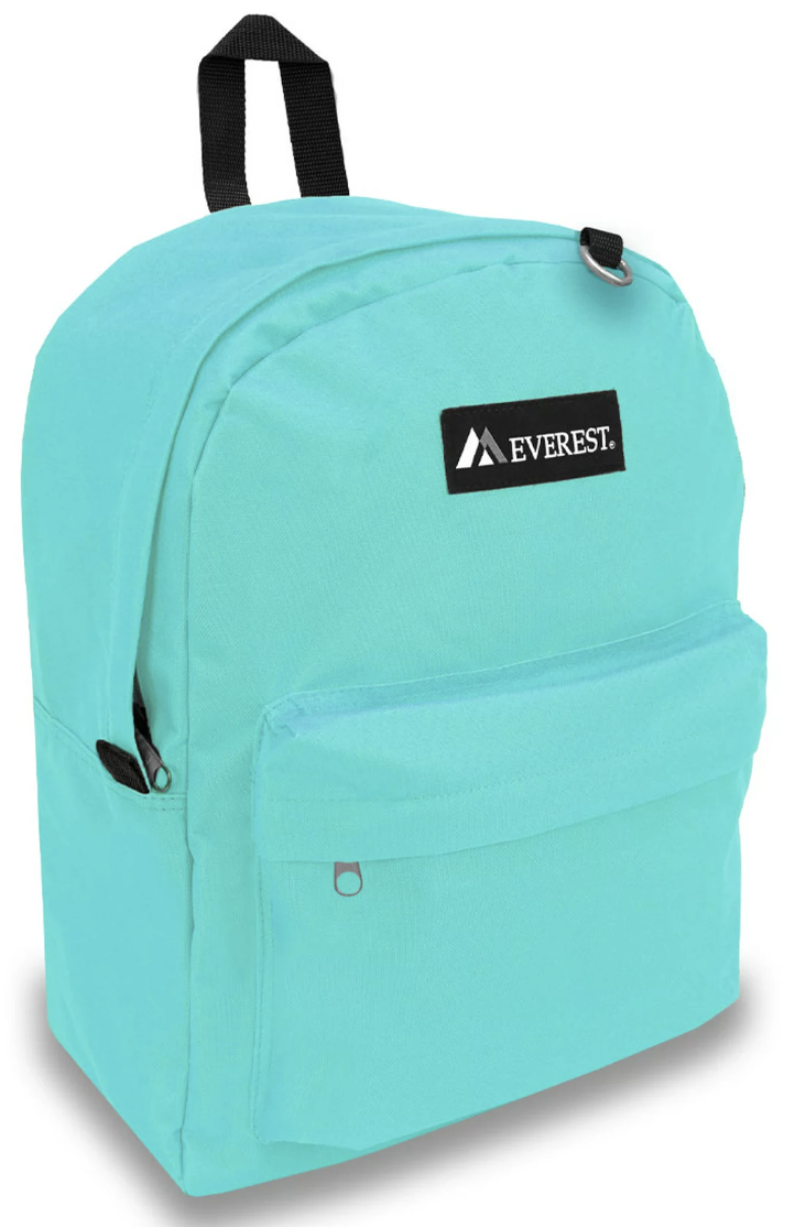 teal backpack