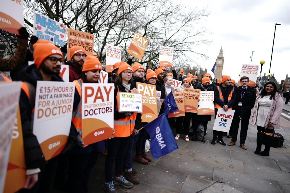 The BMA has given the Prime Minister a ‘final chance’ to avoid fresh strikes (Aaron Chown/PA Wire)