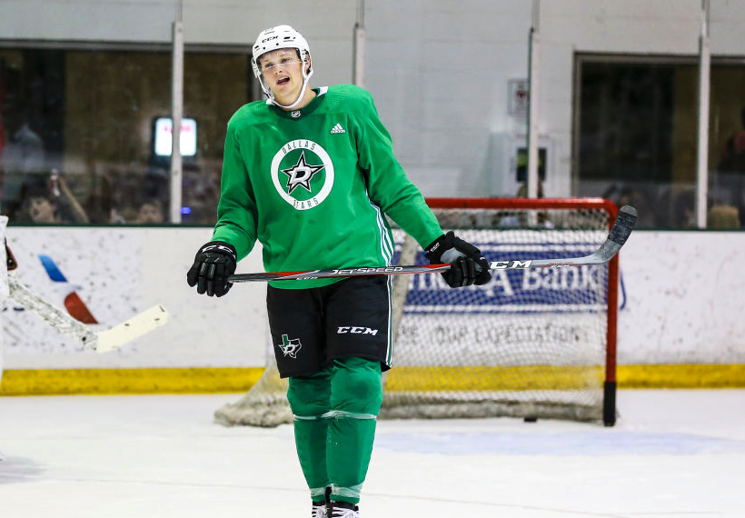 Dallas Stars rookie and Minnesota native Riley Tufte had the red carpet ripped from underneath him in the worst way imaginable ahead of his homecoming. (Getty)