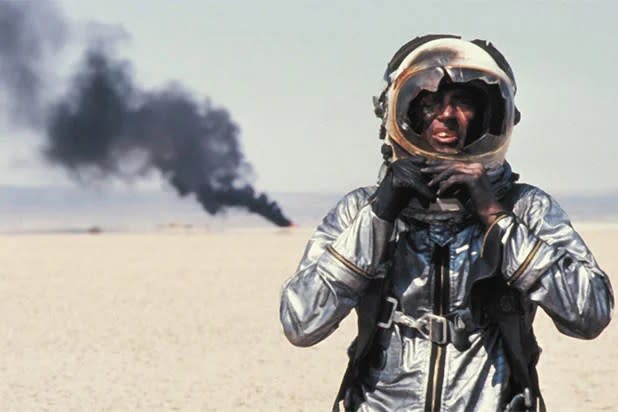 San Shepard in “The Right Stuff”