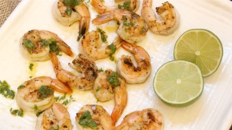 Shrimp With Cilantro-Chili Sauce