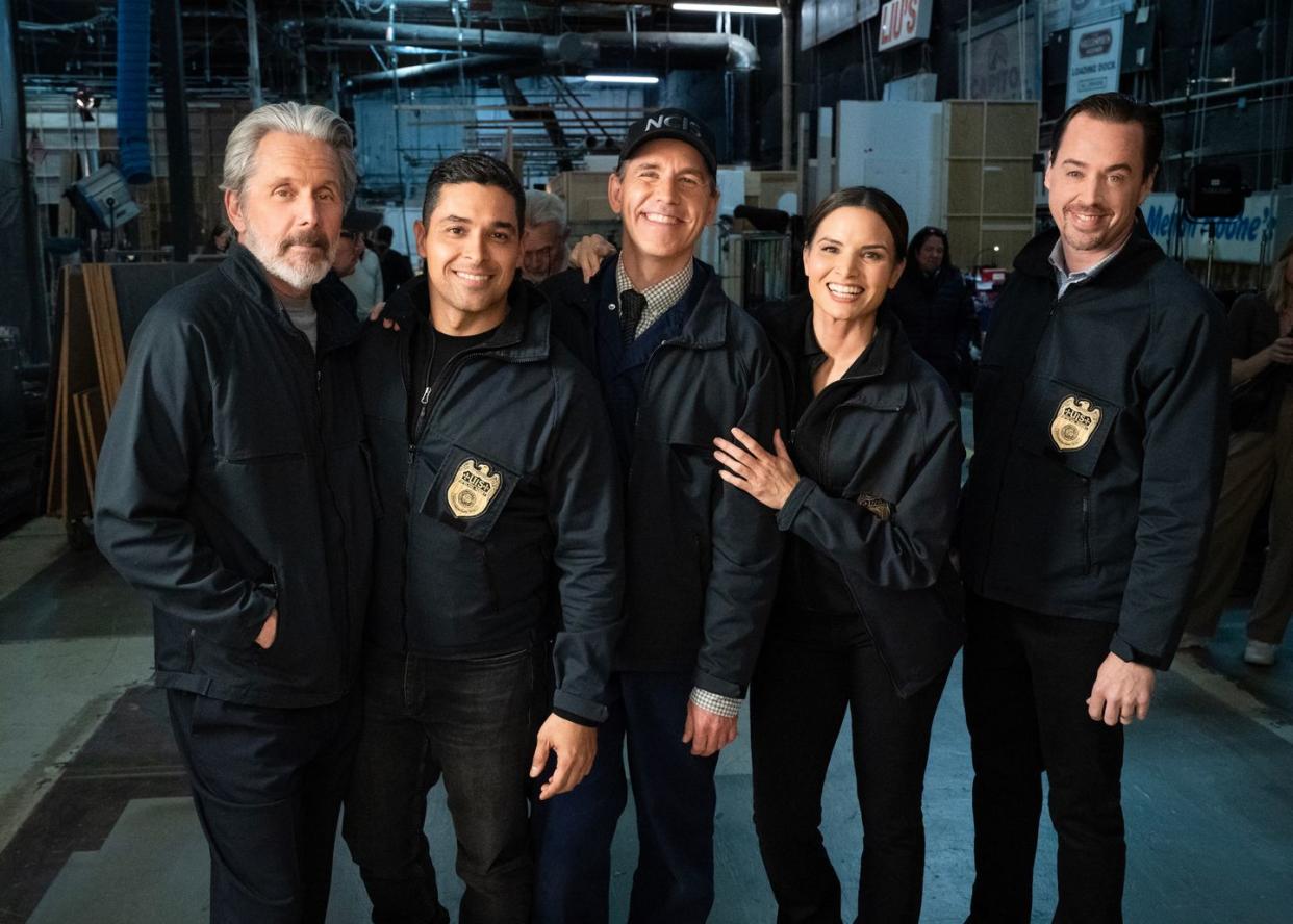 ncis 1000 gary cole as alden parker, wilmer valderrama as nicholas nick torres, brian dietzen as jimmy palmer, katrina law as jessica knight, and sean murray as timothy mcgee