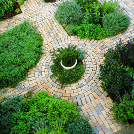 Classic kitchen garden paths