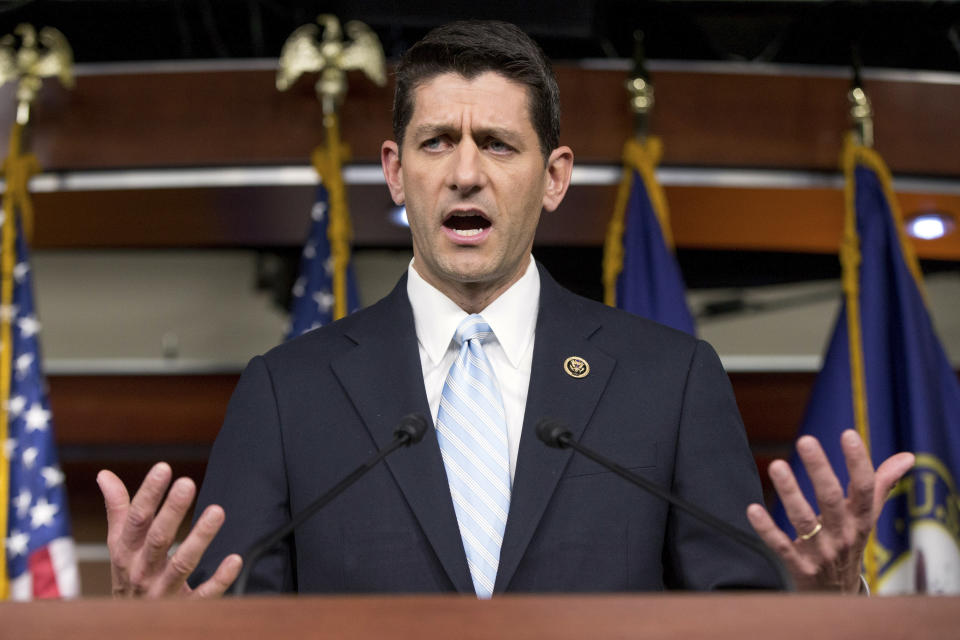 Paul Ryan, representante republicano por Wisconsin y posible líder de la Cámara Baja. (AP)