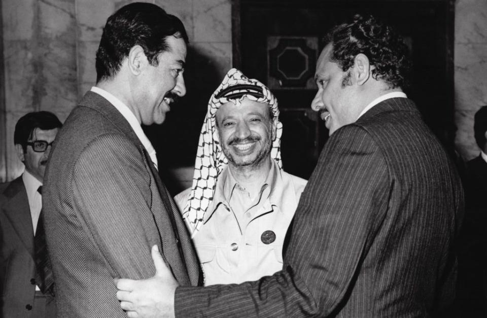 1990: He Meets With Saddam Hussein