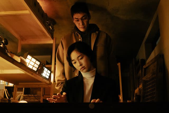 <p>Nathan K. H. Jang/Netflix</p> Kang Hye-rim (seated) on ‘Somebody’