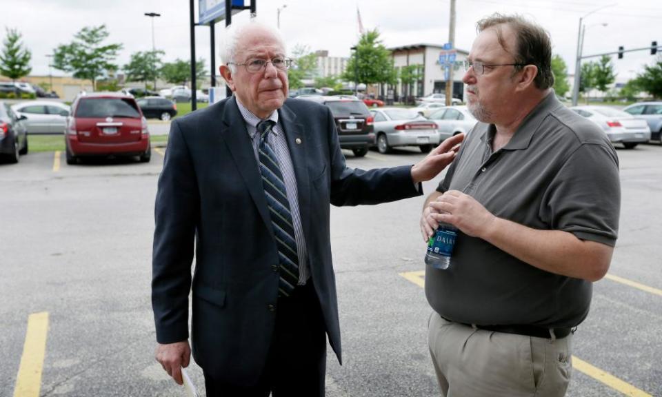 bernie sanders and pete d'alessandro