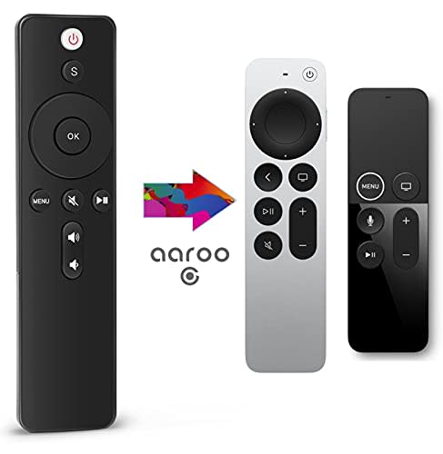 aarooGo Apple TV Replacement Remote Control with TV Power and Volume/Mute