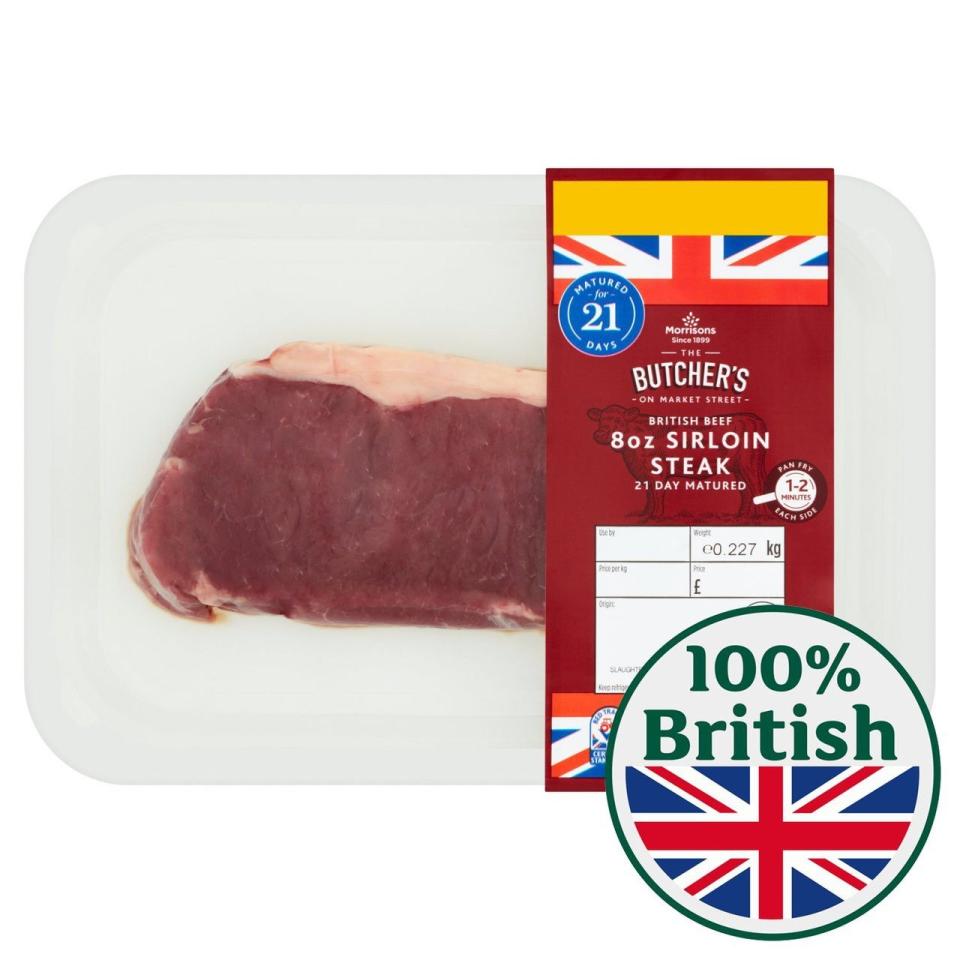 Morrisons Market Street British Sirloin Steak