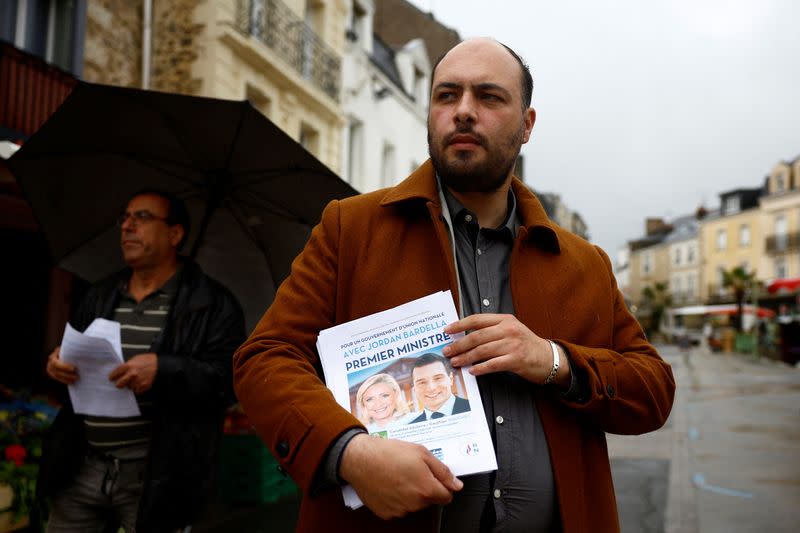 French parliamentary elections campaign in western France