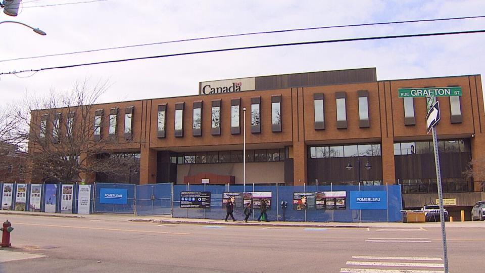 The Daniel J. MacDonald Building, used by Veterans Affairs employees, is currently undergoing a $100 million renovation.