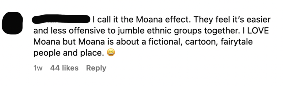 "I call it the Moana effect."