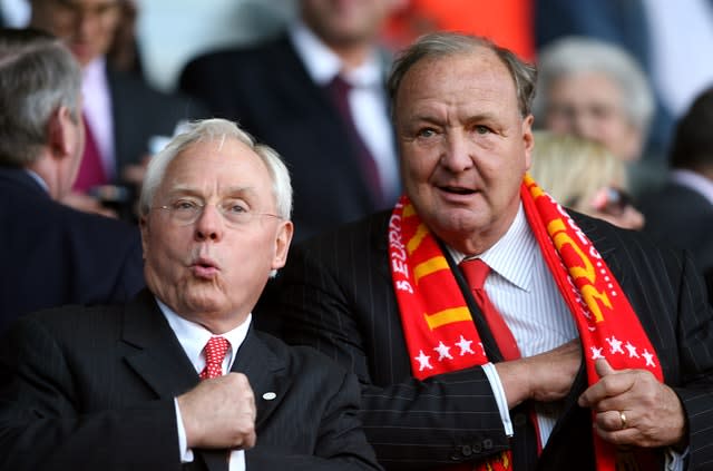 George Gillett (left) and Tom Hicks opposed selling to FSG 