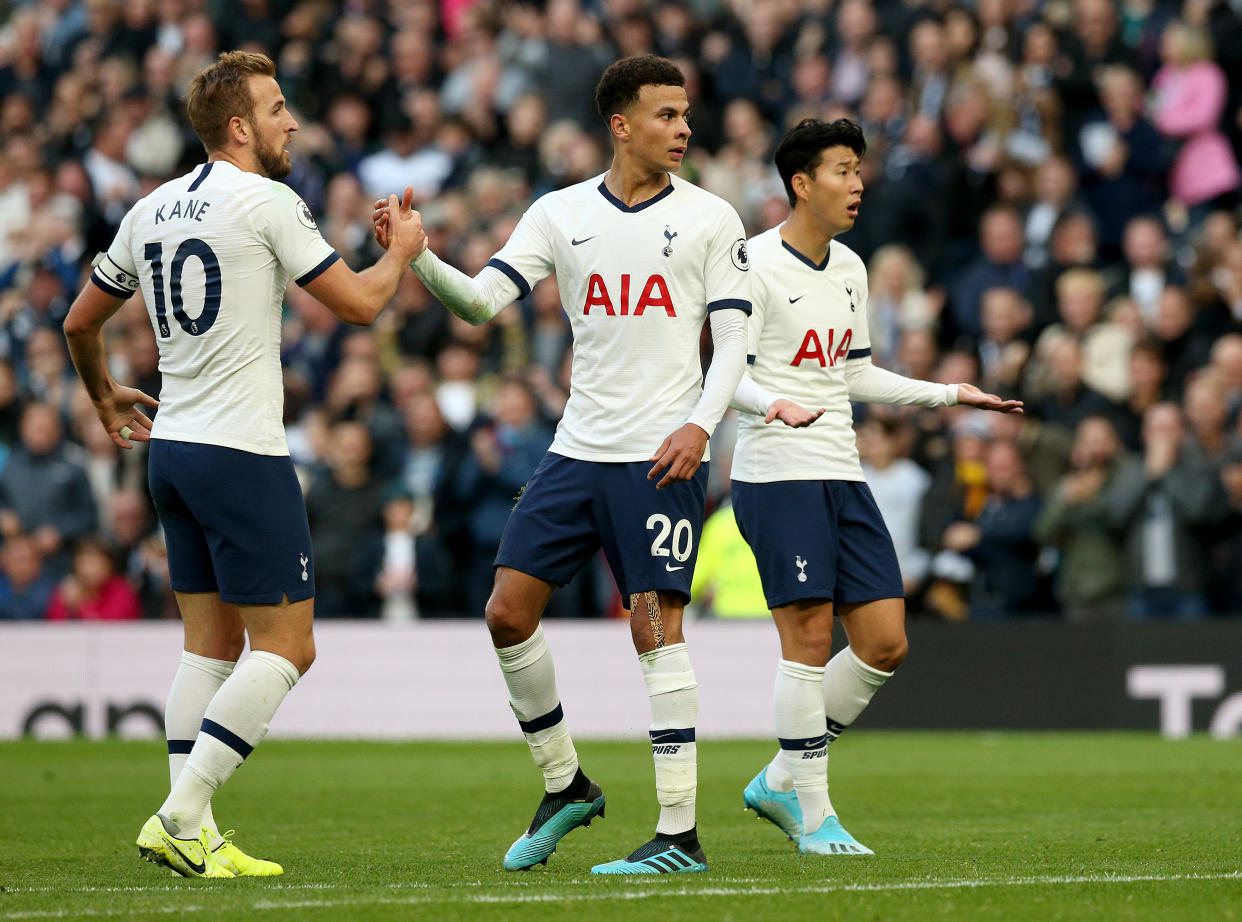 Dele Alli's goal was awarded in controversial circumstances (Jonathan Brady/PA Wire)