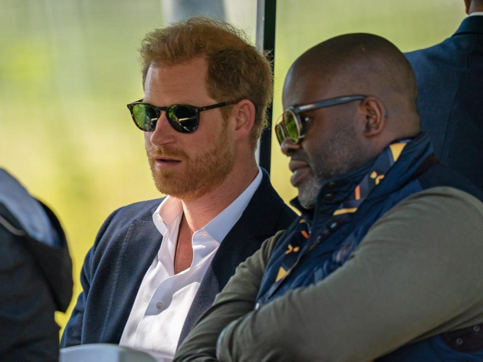 Prince Harry and Misan Harriman in 2022.