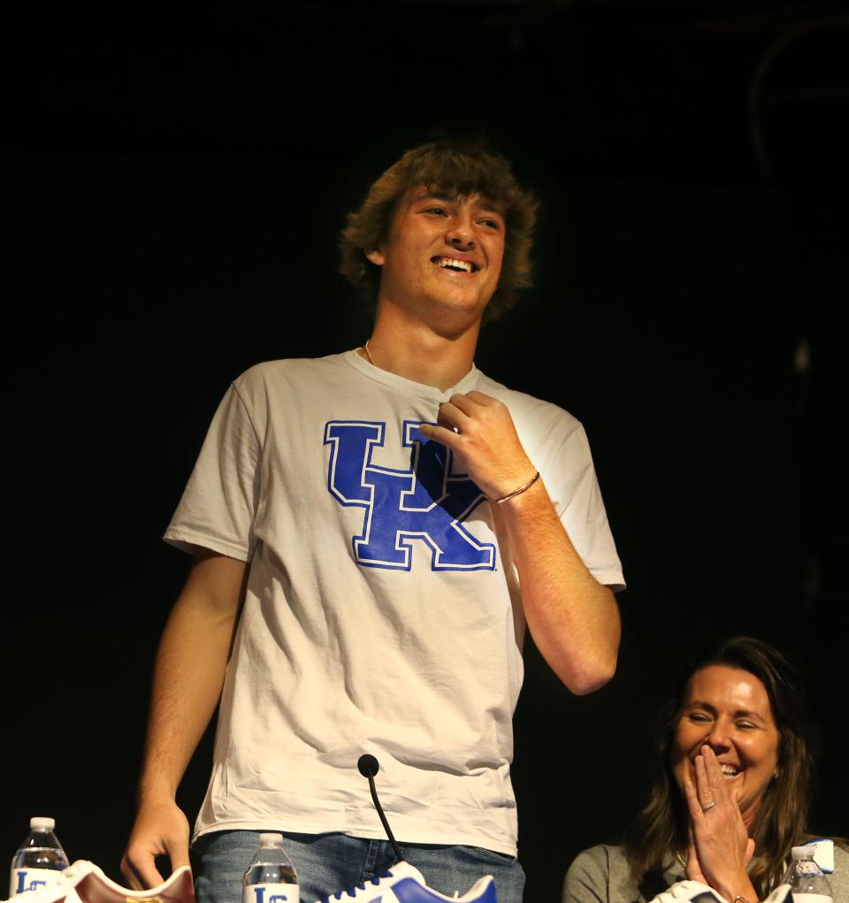 Quarterback Cutter Boley committed to the Kentucky Wildcats on May 18, 2023.
